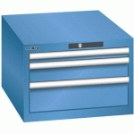 ARMOIRE BLEU CAP. 564X725X383 AVEC 3 TIR. 75KG _ 14.437.040 - LISTA