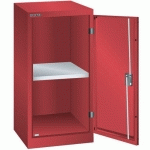 ARMOIRE ROUGE 500X400X1000 AVEC 1 RAYONS AMO. _ 62.150.070 - LISTA