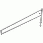 BARRIÈRE CARRÉ PIVOTANTE À BÉTONNER POUR CADENAS-3500MM - SCHAKE