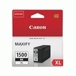 CANON PGI1500XL CARTOUCHE HAUTE CAPACITÉ NOIRE POUR IMPRIMANTE JET D'ENCRE