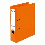 CLASSEUR À LEVIER PLASTIFIÉ OXFORD A4 - DOS 8 CM ORANGE