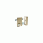 SERRURE MONOPOINT EN APPLIQUE ALPHA CYLINDRE ROND VERTICAL TIRAGE DROITE - BRICARD - 450110