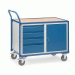 SERVANTES D'ATELIER 300 KG AVEC 1 PLACARD ET 4 TIROIRS