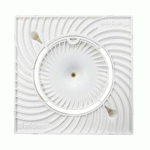SUPPORT BASE ET PLAQUE COLORLINE - DIAMÈTRE 80 MM ALDES