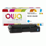 TONER REMANUFACTURÉ OWA - HAUTE CAPACITÉ - CYAN - POUR RICOH 406480 - TONER COMPATIBLE