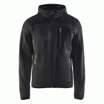 VESTE DE TRAVAIL TRICOTÉE À CAPUCHE GRIS ANTHRACITE/NOIR TAILLE 4XL - BLAKLADER