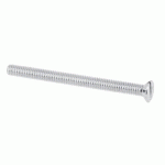 VIS À MÉTAUX -TÊTE FRAISÉE -EMPREINTE FENDUE -BLANC -5X20 B500 BRICOZOR