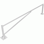 BARRIÈRE PIVOTANTE À CHEVILLER AVEC BLOCAGE - 4000MM - SCHAKE