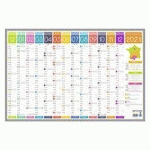 CALENDRIER SEMESTRIEL MURAL 2027 - TENDANCE - 43 X 65 CM
