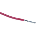 FILS DE CONNEXION RS PRO UL11028, 11 0,2 MM² 24 AWG, 600 V, MPPE ROUGE, 100M ( PRIX POUR BOBINE DE 100 MÈTRES )