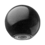 BOUTON BOULE DIN319 25MM M 6 FORM E