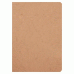 LOT DE 5 - CAHIER PIQUÉ AGE BAG A4 96 PAGES LIGNÉ + MARGE - TABAC