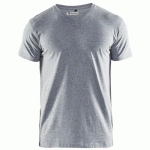 T-SHIRT COL V GRIS TAILLE XL - BLAKLADER