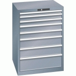 ARMOIRES À TIROIRS GRIS 717X725X1000 AVEC 8 TIROIRS 75KG - LISTA