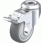 BLICKLE - ROULETTE PIVOTANTE À FREIN Ø 80MM BANDAGE CAOUTCHOUC TPE 100KG - LKRA-TPA 80KF-FI