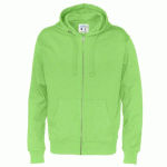 COTTOVER SWEATSHIRT À CAPUCHE FULL ZIP HOMME - CERTIFIÉ GOTS VERT - TAILLE XXXXL
