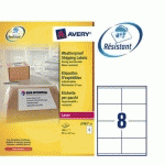 ETIQUETTES AVERY L7993 - LASER ULTRA RESISTANTE - BLANC - 99,1 X 67,7 MM - SPECIAL EXPEDITION