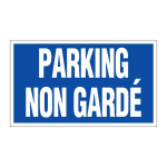 NOVAP - PANNEAU PARKING NON GARDE - RIGIDE 330X200MM - 4160764
