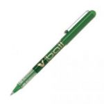 PILOT STYLO ROLLER POINTE MÉTAL 0,7 MM ENCRE LIQUIDE VERTE V-BALL 07