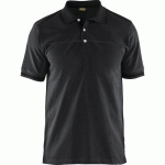 POLO BICOLORE NOIR/GRIS FONCÉ TAILLE L - BLAKLADER
