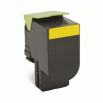 TONER - 802 - JAUNE - 2000 PAGES - LEXMARK
