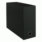 LOT DE 5 - BOÎTE DE CLASSEMENT CARTON OXFORD DOS 12 CM NOIRE