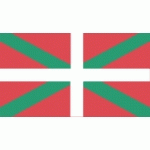 DRAPEAU PAYS BASQUE : DIMENSIONS - 60 X 90 CM
