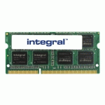 INTEGRAL - DDR3 - MODULE - 8 GO - SO DIMM 204 BROCHES - 1600 MHZ / PC3-12800 - MÉMOIRE SANS TAMPON