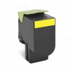 LEXMARK - 80C2HY0 - 802HY - TONER JAUNE - PRODUIT D'ORIGINE - 3 000 PAGES