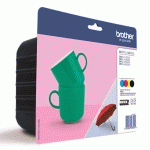 PACK 4 CARTOUCHES JET ENCRE HAUTE CAPACITÉ BROTHER LC 227XL + LC 225XL - CARTOUCHE AUTHENTIQUE