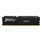 KINGSTON FURY BEAST - DDR5 - KIT - 32 GO: 2 X 16 GO - DIMM 288 BROCHES - 6000 MHZ / PC5-48000 - MÉMOIRE SANS TAMPON