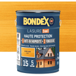 BONDEX - LASURE 2 EN 1 HAUTE PROTECTION - 5L - CHÊNE DORÉ CHÊNE DORÉ
