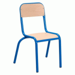 LOT DE 2 - CHAISE SCOLAIRE LUDO - TAILLE 4 - CP/CE1 - BLEU
