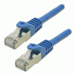 MCL FCC7BMSHF-1M/B CÂBLE DE RÉSEAU BLEU CAT7 S/FTP (S-STP) ROND