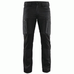 PANTALON DE TRAVAIL SERVICES STRETCH NOIR TAILLE 44C - BLAKLADER