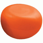POUF GALET DE PAUL Ø 70 CM ORANGE RAL 2004 - QUI EST PAUL