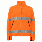 PROJOB 6327 POLAIRE HV EN ISO 20471 CLASSE 3 ORANGE/NOIR - TAILLE M