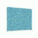 CLOISON EN TISSU 200-150 DOUBLE POINTS COULEUR BLEUE