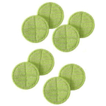 CREA 8PCS REPLACEMENT PAD FOR CORDLESS ELECTRIC MOP SWEEPER WIRELESS ELECTRIC MOP SCRUBBER PAD, GREEN