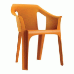FAUTEUILS COOL POLYPROPYLÈNE - ORANGE - GARBAR