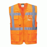 LOT DE 3 - PORTWEST C376 GILET HV MESHAIR ATHÈNE ORANGE - TAILLE XXL