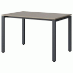 TABLE MALIBU 120X80 T6 SOUDÉ STR ABS GRIS U727/GRIS 7016