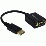 ADAPTATEUR/CONVERTISSEUR VIDÉO ACTIF DISPLAYPORT VERS VGA-M/F-1920X1200/1080P