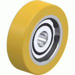 BLICKLE - GALET GUIDE Ø 68MM BANDAGE POLYURÉTHANE PU 155KG - FSTH 68X20/15-13K