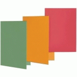 COUVERTURE POUR DOSSIERS, A4, CARTON MANILLE, VERT - LOT DE 100