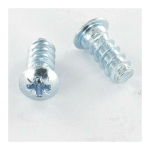 VIS EXPRESS - EURO TÊTE CYLINDRIQUE BOMBÉE TCB POZI 6X20 DIAMÈTRE DE TÊTE: 10.5 ACIER ZINGUÉ BLANC À CONDITIONNEMENT: 1 PIÈCE