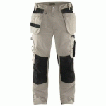 PANTALON DE TRAVAIL ARTISAN BEIGE/NOIR TAILLE 50C - BLAKLADER