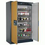 ARMOIRE SÉCURITÉ Q-PEGASUS-90 Q90.195.120.WDAC GRIS/JAUNE - MANUTAN COLLECTIVITÉS