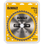 DEWALT - DT1955 -QZ - FEUILLE DE CONSTRUCTION 235X30MM 40T