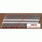 POINTES 34° INOX 3.1X50 TB CRANTEES BOITE DE 2200 SANS GAZ